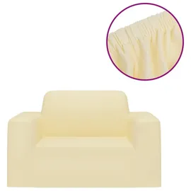 vidaXL Sofahusse Creme 100% Polyester