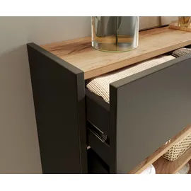 Germania Ameca 56 x 200 x 22 cm mit Spiegel / grau