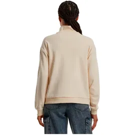 URBAN CLASSICS Light Terry Halbzippullover White Sand S