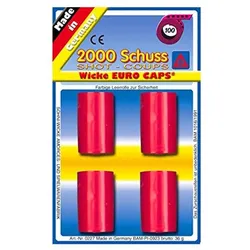 Wicke 8070221 - EURO CAPS 100-Schuss Bänder (2400 Schuss)