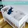 Kids Collective Babybett Beistellbett Weiß 90 x 40 cm