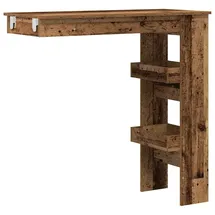 vidaXL Wand-Bartisch 102 x 45 x 103,5 cm Braun