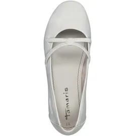 TAMARIS Da.-Ballerina für Damen, grau, Größe 39 EU