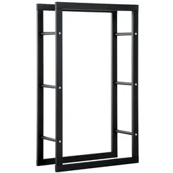 HOMCOM Kaminholzständer Metall