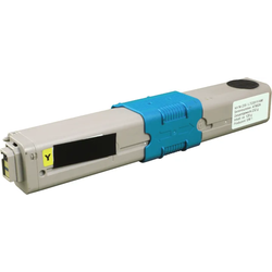 Recycling Toner ersetzt Oki 44973533   yellow