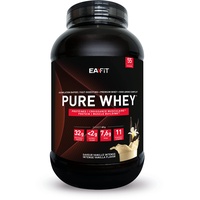 Whey Protein Pulver Vanille | 2,2kg | Premium Molkenproteine für Muskelaufbau | Protein Isolate | Eiweißpulver | Proteinpräparate | EAFIT made in France