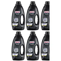 6x1500ml Domol Feinwaschmittel Black | brillante schwarze Wäsche 240WL