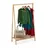 Relaxdays Garderobenständer Bambus 67 cm Hellbraun