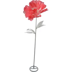 Dekofigur AM DESIGN "Mohnblüte aus Papier", orange (koralle), B:30cm H:150cm T:30cm, Papier, Dekofiguren, handgefertigte Osterdekoration