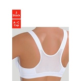 petite fleur Sport-BH Damen 2xweiß Gr.90C