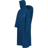 normani Regenponcho Regenponcho Tutunendo mit Rucksackfunktion - Extra Langer wasserdichter Outdoorponcho braun S/M