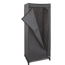 Jocca Kleiderschrank 60 x 150 x 50 cm Schwarz