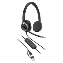 Poly HP | Poly Mission 625 Stereo-Headset USB-C/A, kabelgebunden, KI-Geräuschunterdrückung, inkl. Etui, Bulk-Verpackung (Kommerzielles Produkt)