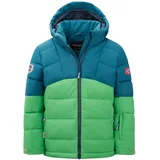TROLLKIDS Gryllefjord Jacke Dark Marine/Fresh Green 104