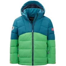TROLLKIDS Gryllefjord Jacke Dark Marine/Fresh Green 104