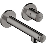 Hansgrohe Axor Uno Select mit Auslauf 158mm, polished black chrome