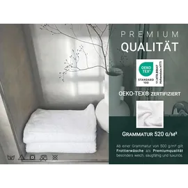 ZOLLNER Handtuchset 70 x 140 cm weiß 3 St.