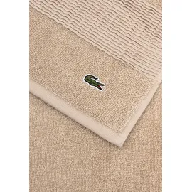 Lacoste LLECROCO Handtuch 50 x 100 cm braun