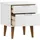 vidaXL Nachtschrank MOLDE 40 x 35 x 48 cm Weiß