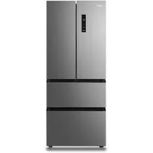 Midea MERF402FIE02 Kühl-/Gefrierkombination French Door, 178cm Höhe, 70,3cm Breit/WiFi-Steuerung/NoFrost,Vario Box, Inverter Kompressor/ 244L Kühlteil,147L Gefrierteil