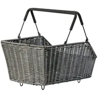 Basil Cento Rattan Look schwarz