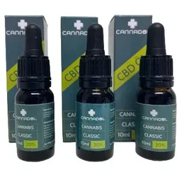 3FÜR2 Cannadol Classic CBD Öl 20%, (2000mg) – 3x10ml Flasche