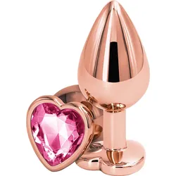 Rose Gold Heart M, 7 cm, rose