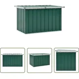 The Living Store Gartenbox Grün 109x67x65 cm - Gartenbox - Stahltanks - Auflagenbox - Gartendeko - Gartenorganisation