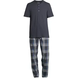 SCHIESSER Pyjama Night & Home Dunkelblau S