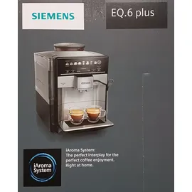 Siemens EQ.6 plus s100 TE651509DE silber