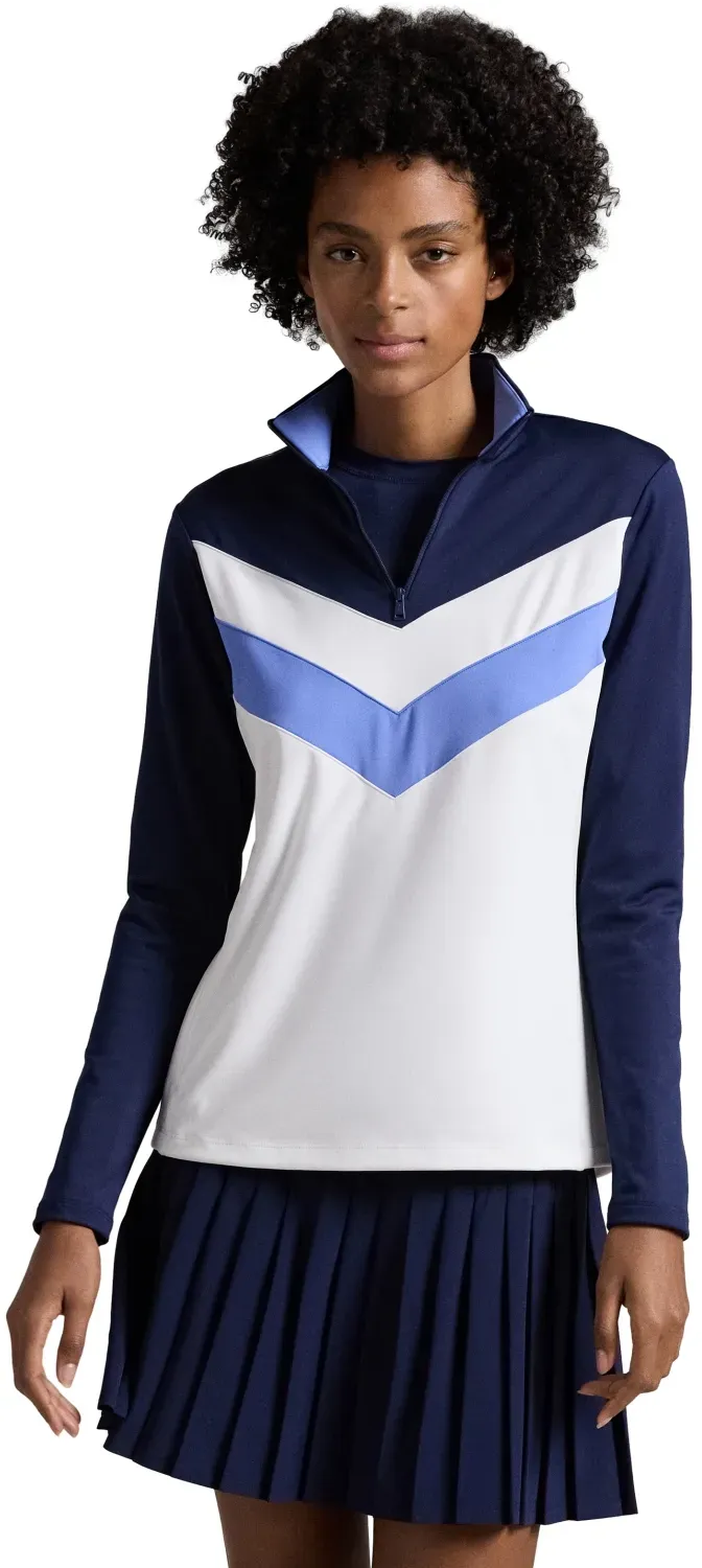 RALPH LAUREN Layer Power Stretch, weiß/blau