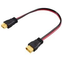 TRU Components XT60 Stecker auf XT60 Buchse TC-12195712 Schwarz,