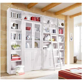 Home Affaire Schranktür HOME AFFAIRE "Bergen", weiß, B:35cm H:100cm T:1,5cm, Schranktüren, Schranktür, Glastüren, im 2-teiligen Set, Rahmen aus massivem Kiefernholz