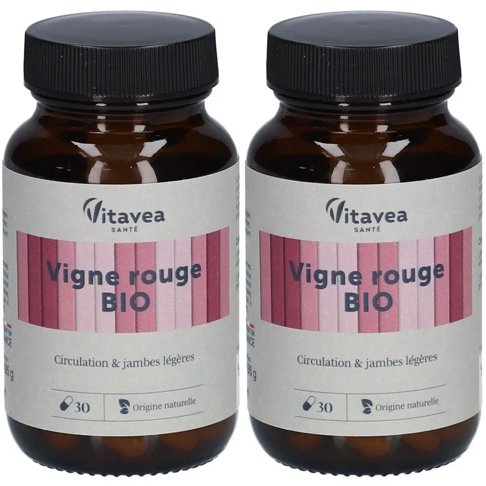 Vitavea Les Essentiels Bio Rote Weinrebe Blutkreislauf