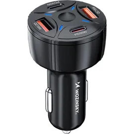 wozinsky Kfz-ladegerät 2x Usb-c 2x Usb-a 60w - Schwarz
