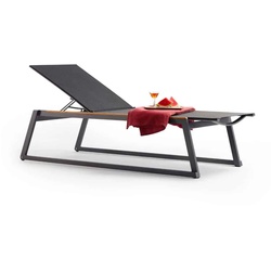 Sonnenliege Foxx - Armlehne Teak
