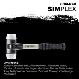 Halder Schonhammer Superplastik 40 mm