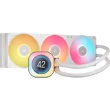 Corsair iCUE LINK TITAN 360 RX LCD White CPU Wasserkühler, Weiss