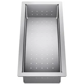 Blanco Resteschale rechts Edelstahl Weiß Handbetätigung 420 x 100 mm