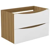 duschspa Waschtisch Unterschrank Waschtischunterschrank Waschbeckenunterschrank Badschrank, 50-120cm Hängeschrank, Matt / Hochglanz 79 cm x 52 cm x 46.3 cm