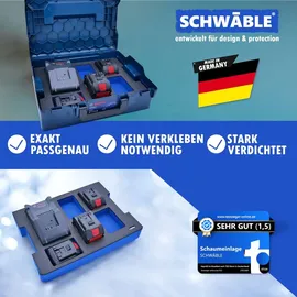 schwäble Schaumeinlage Schaumstoffeinlage für Bosch Akku-starter-set Gal1880