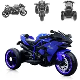 Moni Elektro-Kindermotorrad Ninja blau (12 V)
