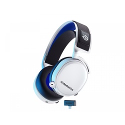 SteelSeries Arctis 7P+ Kabellos Gaming-Headset - Weiß/Blau