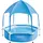 Intex Canopy Metallrahmen Pool mit Überdachung (183x38cm) mit Wassersprüher Kinderpool Planschbecken