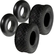 Helo24 2x Reifen inkl. Schlauch 18x8.50-8 Rasentraktor Reifendecke 4pr Aufsitzmäher S2