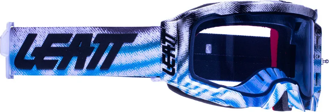 Leatt Velocity 5.5 Zebra Motocross Brille, blau für Männer