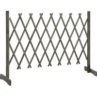 vidaXL Garten Rankzaun 150 x 80 cm grau