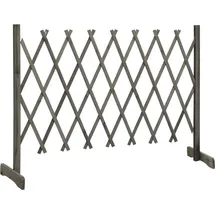 vidaXL Garten Rankzaun 150 x 80 cm grau