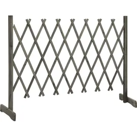 vidaXL Garten Rankzaun 150 x 80 cm grau