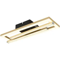 Deckenleuchte Designlampe Wohnzimmerleuchte LED beweglich Kristalle gold schwarz